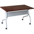 Lorell Flip Top Training Table, Brown, LLR60722