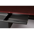 Lorell Fortress Series Left-Pedestal Desk, Brown, LLR60919