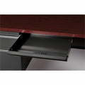 Lorell Fortress Series Left-Pedestal Desk, Brown, LLR60919