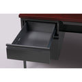 Lorell Fortress Series Left-Pedestal Desk, Brown, LLR60919
