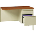 Lorell Fortress Series Right-Pedestal Return, Brown, LLR60920