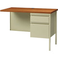 Lorell Fortress Series Right-Pedestal Return, Brown, LLR60920