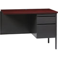 Lorell Fortress Series Right-Pedestal Return, Brown, LLR60922
