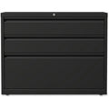 Lorell 36" Box/Box/File Lateral File Cabinet, Black, LLR60929