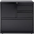 Lorell 30" Personal Storage Center Lateral File, Black, LLR60933
