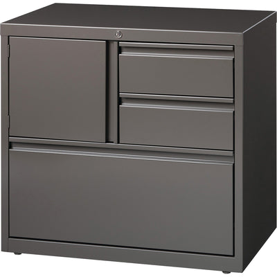 Lorell 30" Personal Storage Center Lateral File, Medium Tone, /CT — view 1