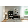 Lorell Fortress Series 48" Right Single-Pedestal Desk, Black, LLR66902