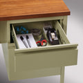 Lorell Fortress Series 48" Right Single-Pedestal Desk, Brown, LLR66908