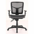 Lorell Mid-Back Mesh Swivel Office Chair, Silver, LLR86904