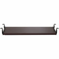 Lorell Universal Keyboard Tray, Mahogany, LLR87523