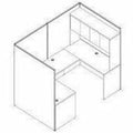 Lorell 90-Degree Panel Connectors, Aluminum, 1 Set, LLR90260