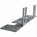 Lorell Panel System Wall Brackets, Aluminum, 1 Set, LLR90262