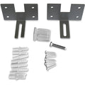 Lorell Panel System Wall Brackets, Aluminum, 1 Set, LLR90262