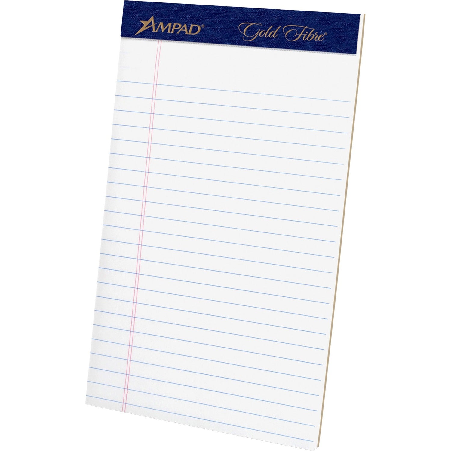 Ampad Gold Fibre Medium Ruled Perforated Remanufactured Jr. Legal Pads, 1 Pack