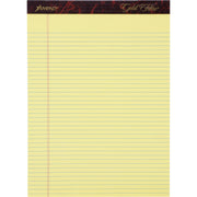 Ampad Gold Fibre Narrow Rule Writing Pads, 1 Dozen