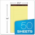 TOPS Gold Fibre Premium Rule Writing Pads - Legal, 8 1/2" x 14", 1 Dozen, TOP20030