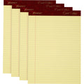 TOPS Gold Fibre Premium Rule Writing Pads - Letter, 8 1/2" x 11", 4 / Pack, TOP20032