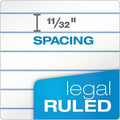 TOPS Ampad Legal Ruled Recycled Writing Pads, 8 1/2" x 11 3/4", 12 / Dozen, TOP20170