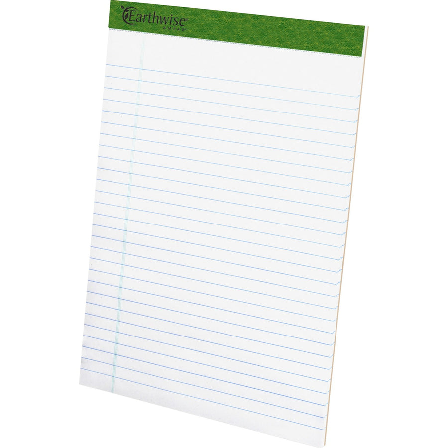 TOPS Recycled Perforated Legal Writing Pads, 8 1/2" x 11 3/4", 1 Dozen — view 1