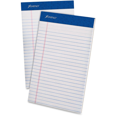 TOPS Ampad Perforated Ruled Pads, 5" x 8", 1 Dozen — view 1