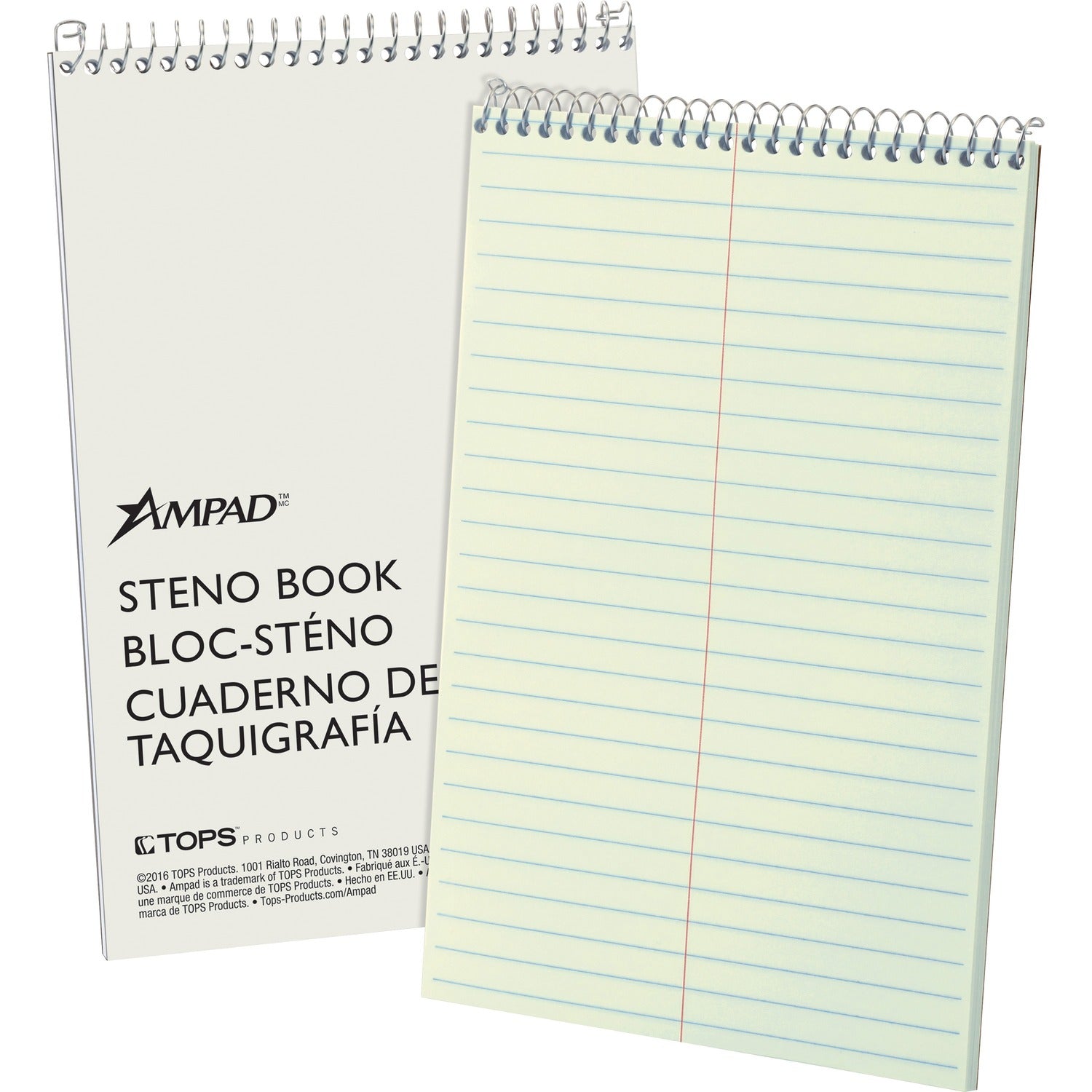 Ampad Kraft Cover Steno Book, 1 Each