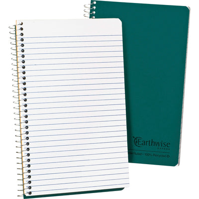 TOPS Ampad Oxford Narrow Rule Recycled Wirebound Notebook, 5" x 8", OXF25400
