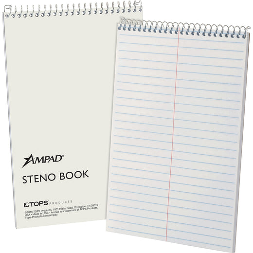 Ampad Kraft Cover Steno Book, 1 Each
