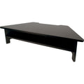 Victor High Rise Monitor Stand, Black, VCTDC050