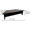 Victor High Rise Monitor Stand, Black, VCTDC050