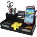 Victor Phone Holder Desk Organizer, Black, VCT95255