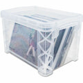 Advantus Super Stacker Index Cards Box, Clear, AVT40307