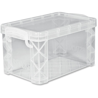 Advantus Super Stacker Index Cards Box, Clear, 6EA/CT — view 1