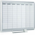 Bi-silque S.A MasterVision Dry-erase Magnetic Planning Board, White, BVCGA0396830
