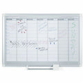 Bi-silque S.A MasterVision Dry-erase Magnetic Planning Board, White, BVCGA0396830