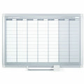 Bi-silque S.A MasterVision Dry-erase Magnetic Planning Board, White, BVCGA0396830