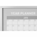 Bi-silque S.A MasterVision 48" 12-month Calendar Planning Board, White, BVCGA05106830