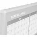 Bi-silque S.A MasterVision 48" 12-month Calendar Planning Board, White, BVCGA05106830