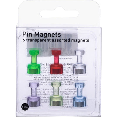 Bi-silque S.A MasterVision Planning Board Magnetic Push Pins, Red, BVCIM356601