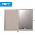 Bi-silque S.A MasterVision MV Fabric/Dry-erase Bulletin Board, BVCMX04331608