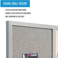 Bi-silque S.A MasterVision MV Fabric/Dry-erase Bulletin Board, BVCMX04331608