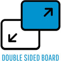 Bi-silque S.A MasterVision Arrow Dry-erase Floor Sign, White, BVCSIG01010101