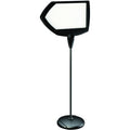 Bi-silque S.A MasterVision Arrow Dry-erase Floor Sign, White, BVCSIG01010101