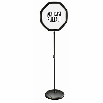 Bi-silque S.A MasterVision Octogonal Floor Sign, White, BVCSIG08070101