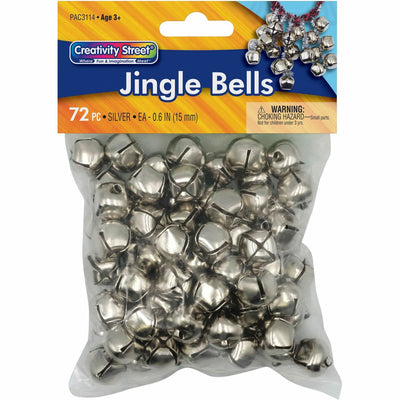 Dixon Ticonderoga Creativity Street Silver Jingle Bells, 72 / Bag, PAC3114