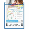 C-Line Reusable Dry Erase Pockets, Assorted Primary Colors, 9 x 12, 5/PK, 10 / Set, CLI40630