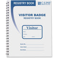 C-Line Registry Log Visitor Badges, White, 1 Box, CLI97030