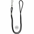 Champion Sports Heavy-duty Nylon Lanyard, Black, 1 Pack, CSI126BLK