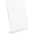 Deflecto Anti-Glare Slanted Sign Holder, Clear, DEF879701