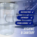 Genuine Joe 16 oz Clear Plastic Cups, 25 / Pack, GJO58230