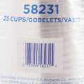 Genuine Joe 12 oz Clear Plastic Cups, 25 / Pack, GJO58231
